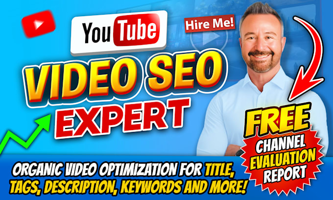 I will do best youtube video SEO expert optimization and channel growth manager